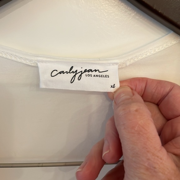 Carly Jean LA ivory cream super soft cardigan women’s size XL - Picture 2 of 7